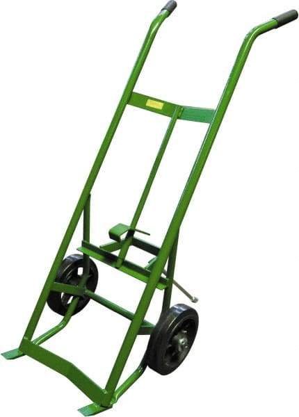 Fairbanks - 1,000 Lb Load Capacity, 30 & 55 Gal Drum Hand Truck - 24" Wide x 58" High, 2 Steel Wheels - Best Tool & Supply