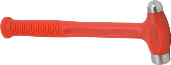 Paramount - 16 oz Head 1-15/64" Face Diam Polyurethane Ball Pein Dead Blow Hammer - Best Tool & Supply