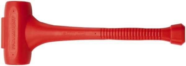 Paramount - 5 Lb Head, 20" Long Sledge Hammer - Polyurethane Head, 2-49/64" Face Diam, 7-3/32" Long Head, Fiberglass Handle with Grip - Best Tool & Supply