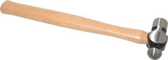 Paramount - 1/2 Lb Head Ball Pein Hammer - Wood Handle, 11-3/4" OAL - Best Tool & Supply