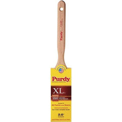 Purdy - 2" Flat Synthetic Sash Brush - 2-11/16" Bristle Length, 6" Wood Handle - Best Tool & Supply