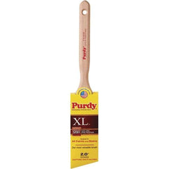 Purdy - 2" Angled Synthetic Sash Brush - 2-11/16" Bristle Length, 6" Wood Fluted Handle - Best Tool & Supply