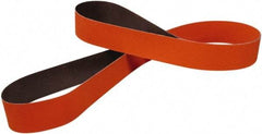 3M - 3" Wide x 132" OAL, 120 Grit, Ceramic Abrasive Belt - Ceramic, Coated, J Weighted Cloth Backing, Series 723D - Best Tool & Supply