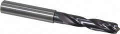 Guhring - 8.7mm 140° Spiral Flute Solid Carbide Screw Machine Drill Bit - Best Tool & Supply