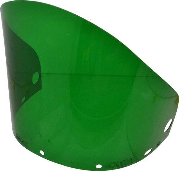 North - Scratch Resistant Green Propionate Welding Window - 9-3/4" High x 19" Wide x 0.06" Thick, Shade 3 - Best Tool & Supply