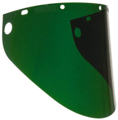 North - Scratch Resistant Green Propionate Welding Window - 9-3/4" High x 17" Wide x 0.06" Thick, Shade 5 - Best Tool & Supply