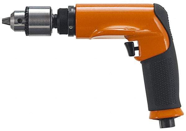 Dotco - 1/2" Keyed Chuck - Pistol Grip Handle, 500 RPM, 0.9 hp, 90 psi - Best Tool & Supply