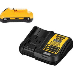 DeWALT - 20 Volt, 1 Battery Lithium-Ion Power Tool Charger - 30 min to 1 hr to Charge, 20 Volt MAX Batteries Power Source, Battery Included - Best Tool & Supply