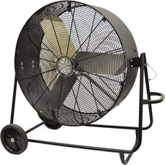 TPI - 36" Blade, Direct Drive, 1/3 hp, 6,500 & 5,400 CFM, Floor Style Blower Fan - 5.5 Amps, 120 Volts, 2 Speed, Single Phase - Best Tool & Supply