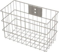 Marlin Steel Wire Products - 7" Deep, Rectangular Steel Wire Basket - 14" Wide x 9" High - Best Tool & Supply