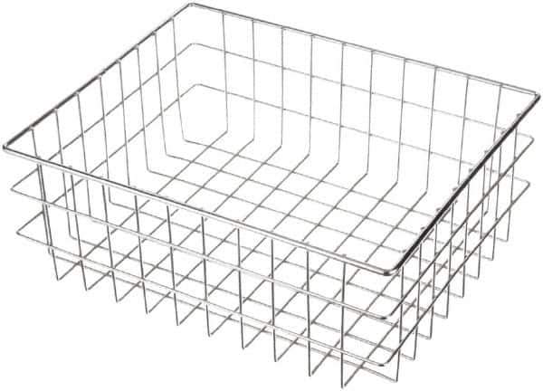 Marlin Steel Wire Products - 13" Deep, Rectangular Steel Wire Basket - 16" Wide x 6" High - Best Tool & Supply