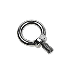 Fixed Lifting Eye Bolt: Without Shoulder, 8,200 lb Capacity, 7/8 ™ Thread, Grade 316 Stainless Steel Fully Threaded, 1-3/8″ Shank, 1-3/8″ Thread Length