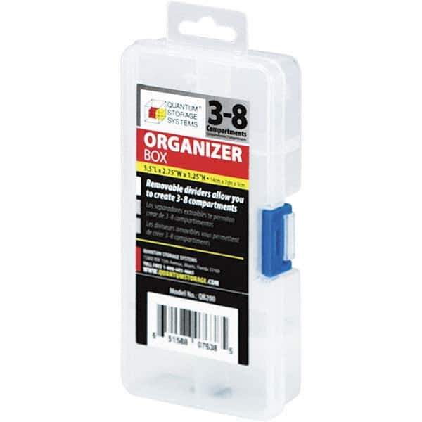 Quantum Storage - Compartment Storage Boxes & Bins Type: Storage Box Overall Width: 2-3/4 - Best Tool & Supply