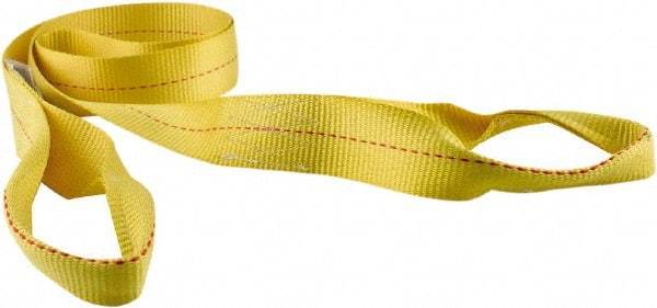 Erickson Manufacturing - Loop Polyester Tow Strap - 6' Long, 10,000 Lb Capacity - Best Tool & Supply