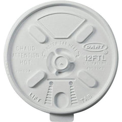 DART - Foam Lids for 10-14 oz Foam Cups - White - Best Tool & Supply