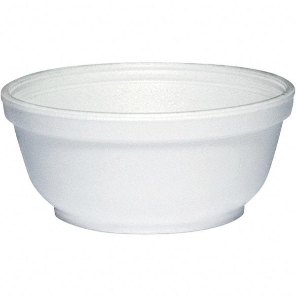 DART - Foam Dinnerware, Bowl, 8 oz - White - Best Tool & Supply