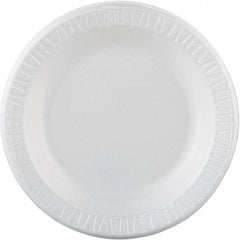 DART - Foam Dinnerware Plate, 10-1/4" - White - Best Tool & Supply