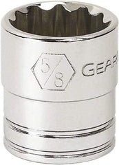 GearWrench - 11/16", 3/8" Drive, Standard Hand Socket - 12 Points, 0.984" OAL, Alloy Steel, Full Polish Finish - Best Tool & Supply