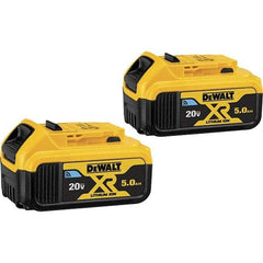 DeWALT - 20 Volt Lithium-Ion Power Tool Battery - 5 Ahr Capacity, 1 hr Charge Time, Series 20V Max - Best Tool & Supply