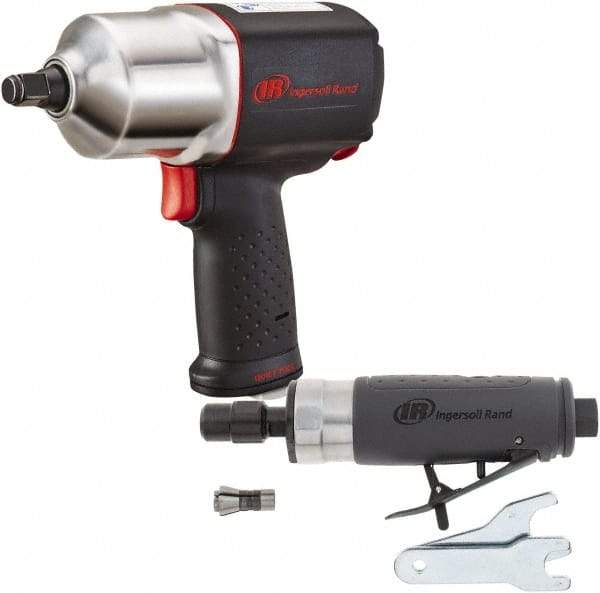 Ingersoll-Rand - Impact Wrench/Die Grinder Air Tool Combination Kit - 90 psi - Best Tool & Supply