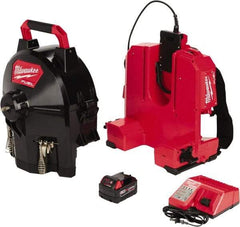 Milwaukee Tool - 18V Battery Battery Drain Cleaning Machine - For 1-1/4" to 4" Pipe, 50' Cable - Best Tool & Supply