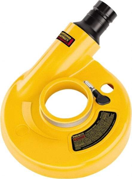 DeWALT - 7" Diam Angle & Disc Grinder Surfacing Shroud - For Use with DWE4517, DWE4519, DWE4557, DWE4559N, DWE4599CN, D28499X, DWE4597, DWE4597N & DWE4599N - Best Tool & Supply