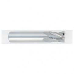 3/8 Dia. x 2 Overall Length 4-Flute Square End Solid Carbide SE End Mill-Round Shank-Center Cut-TiAlN - Best Tool & Supply