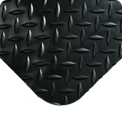 UltraSoft Diamond Plate Floor Mat - 3' x 5' x 15/16" Thick - (Black Diamond Plate) - Best Tool & Supply