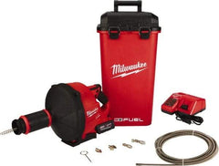 Milwaukee Tool - 18V Battery Battery Drain Cleaning Machine - For 3" Pipe, 35' Cable - Best Tool & Supply