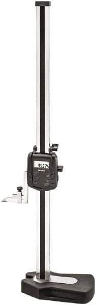 Starrett - 24" Electronic Height Gage - 0.0005" Resolution, Accurate to .0001", LCD Display, RS-232 Data Output - Best Tool & Supply