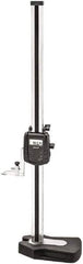 Starrett - 24" Electronic Height Gage - 0.0005" Resolution, Accurate to .0001", LCD Display, RS-232 Data Output - Best Tool & Supply