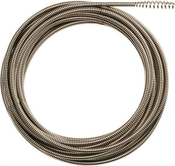 Milwaukee Tool - 5/16" x 50' Drain Cleaning Machine Cable - Inner Core, 1-1/4" to 2-1/2" Pipe, Use with Milwaukee Drain Cleaning Tools - Best Tool & Supply