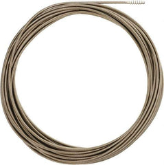 Milwaukee Tool - 5/16" x 75' Drain Cleaning Machine Cable - Inner Core, 1-1/4" to 2-1/2" Pipe, Use with Milwaukee Drain Cleaning Tools - Best Tool & Supply