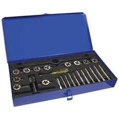 Greenfield Threading - Tap & Die Sets Minimum Tap Thread Size (Inch): 1/4-20 Maximum Tap Thread Size (Inch): 1/2-20 - Best Tool & Supply