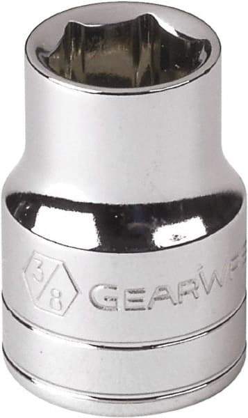 GearWrench - 1/4" Drive, Standard Hand Socket - 12 Points, Alloy Steel, Full Polish Finish - Best Tool & Supply