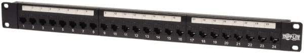 Tripp-Lite - Electrical Enclosure Steel Patch Panel - For Use with Racks - Best Tool & Supply