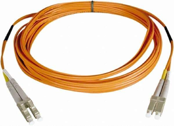 Tripp-Lite - 10' Long, LC/LC Head, Multimode Fiber Optic Cable - Aqua, Use with LAN - Best Tool & Supply