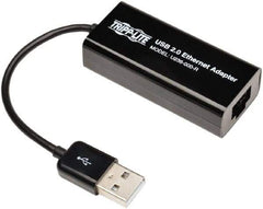 Tripp-Lite - Network Adapter - USB A Male Connector, Black, Use with 10/100Mbps Network - Best Tool & Supply