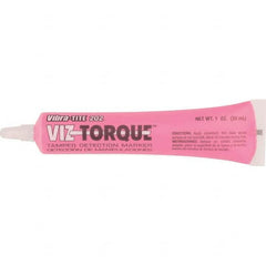 Visual Vibratory Indicator Marker: Pink, Tamperproof, Squeeze Tube Point