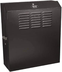 Tripp-Lite - 23-1/2" Overall Width x 5" Rack Height x 17-1/2" Overall Depth Data Cable Enclosure - 200 Lb Capacity, Black - Best Tool & Supply