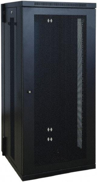 Tripp-Lite - 23.6" Overall Width x 26" Rack Height x 21.6" Overall Depth Data Cable Enclosure - 250 Lb Capacity, Black - Best Tool & Supply