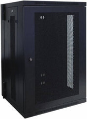 Tripp-Lite - 23.6" Overall Width x 18" Rack Height x 21.6" Overall Depth Data Cable Enclosure - 250 Lb Capacity, Black - Best Tool & Supply