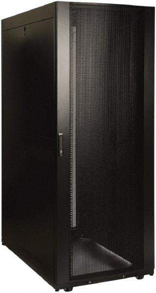 Tripp-Lite - 29.53" Overall Width x 45" Rack Height x 50.89" Overall Depth Data Cable Enclosure - 3,000 Lb Capacity, Black - Best Tool & Supply