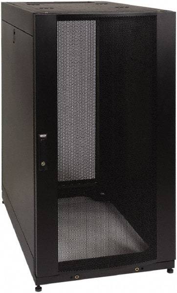 Tripp-Lite - 23.63" Overall Width x 25" Rack Height x 43" Overall Depth Data Cable Enclosure - 3,000 Lb Capacity, Black - Best Tool & Supply