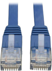 Tripp-Lite - Cat6, 24 AWG, 8 Wires, 550 MHz, Unshielded Network & Ethernet Cable - Blue, PVC, 25' OAL - Best Tool & Supply