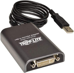 Tripp-Lite - External Multi-Monitor Video Card - USB Connector, Black, Use with Cabling and Video Applications - Best Tool & Supply