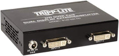 Tripp-Lite - Extender Splitter - RJ45 Connector, Black, Use with Cabling and Video Applications - Best Tool & Supply