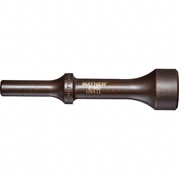 Mayhew - 1" Head Width, 4-1/4" OAL, Pneumatic Hammer - Round Drive, Round Shank, Steel - Best Tool & Supply