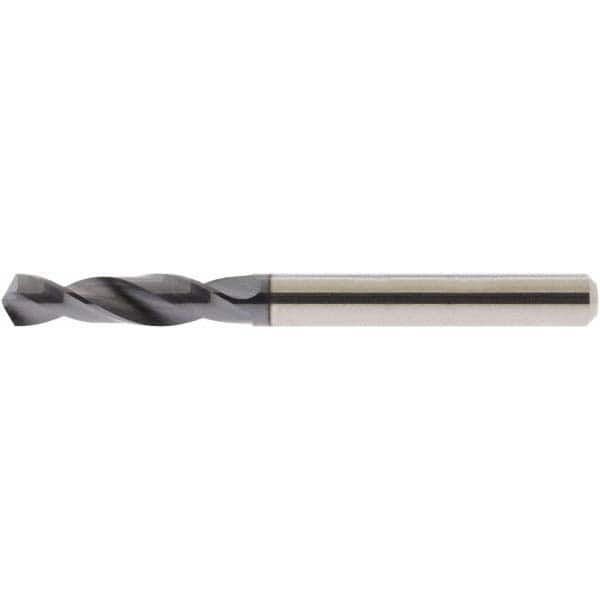 Accupro - 1/8" 118° Spiral Flute Solid Carbide Screw Machine Drill Bit - Best Tool & Supply