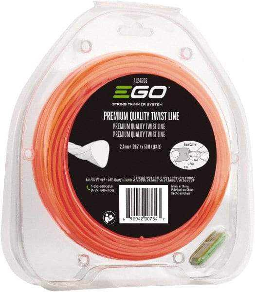 EGO Power Equipment - 0.095" Diam, 6-1/2" Long x 6-1/2" Wide x 1-3/8" High Trimmer Spool - For ST1500, ST1502, ST1504, ST1500-S, ST1502-S, ST1504-S, ST1500-F, ST1502-F, ST1504-F, ST1500SF, ST1502SF, ST1504SF - Best Tool & Supply